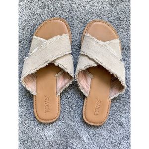 Toms Women’s Viv Natural Metallic Sandals